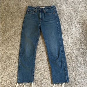 Levi’s straight leg mom jeans